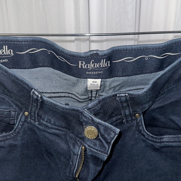 Rafaella Weekend 16W Stretchy Blue Jeans - Picture 2 of 4